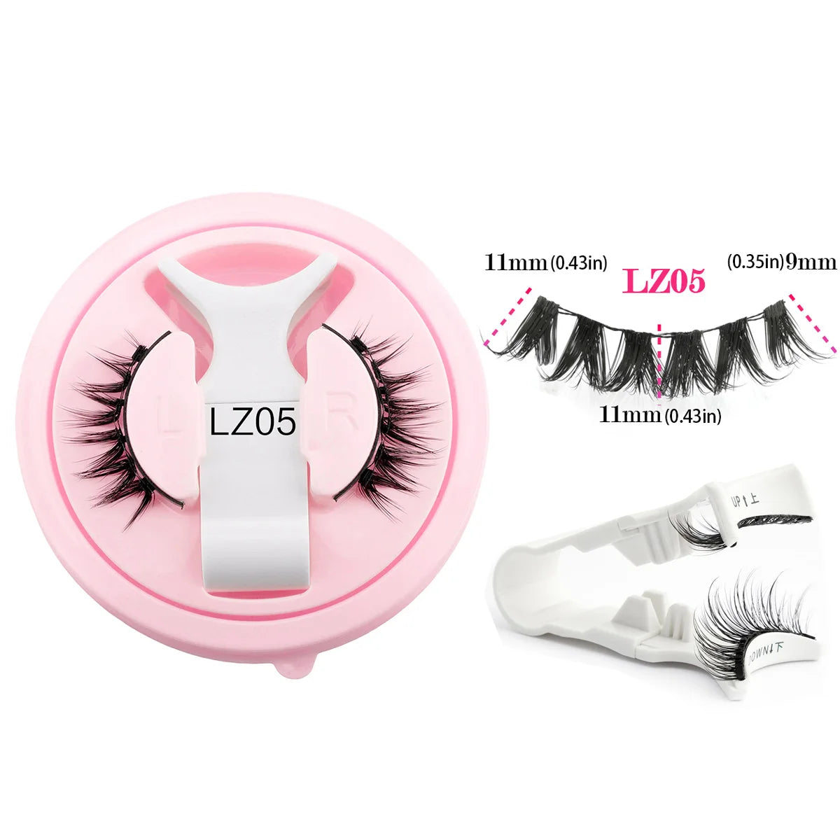 HERnniez Magnetic Eyelashes Reusable Faux Mink Lashes