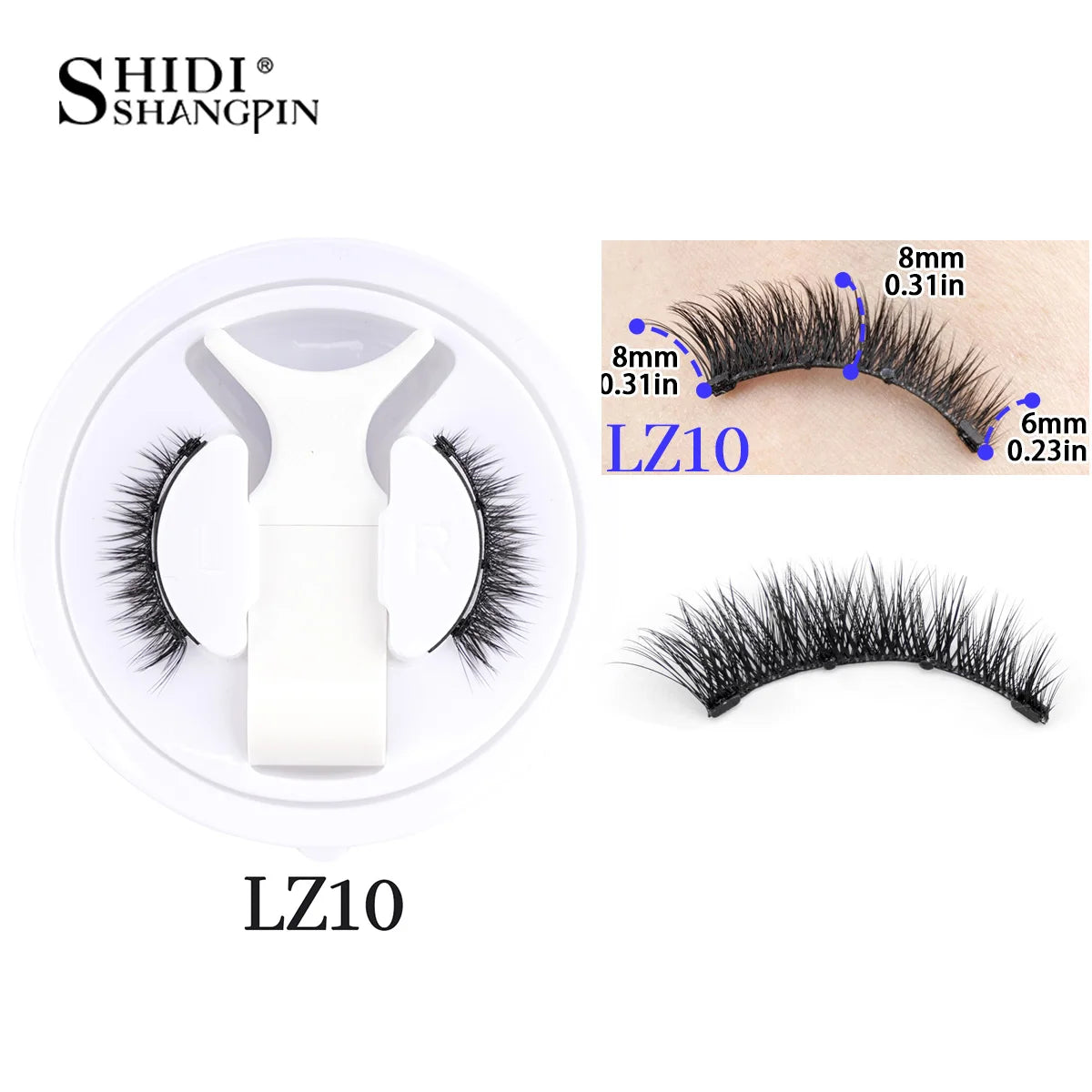 HERnniez Magnetic Eyelashes Reusable Faux Mink Lashes