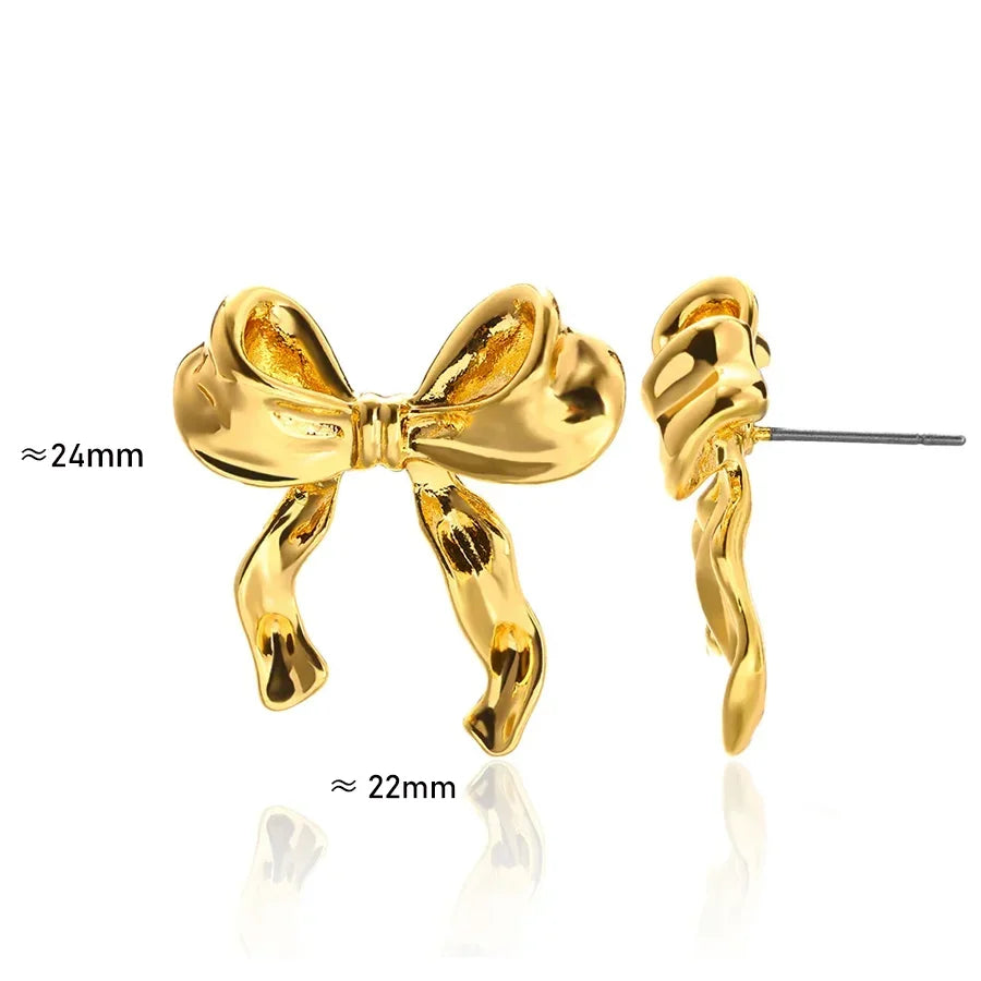 HERnniez Vintage Bowknot Earrings For Women