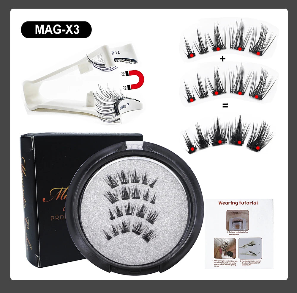 HERnniez Magnetic Eyelashes With Applicator