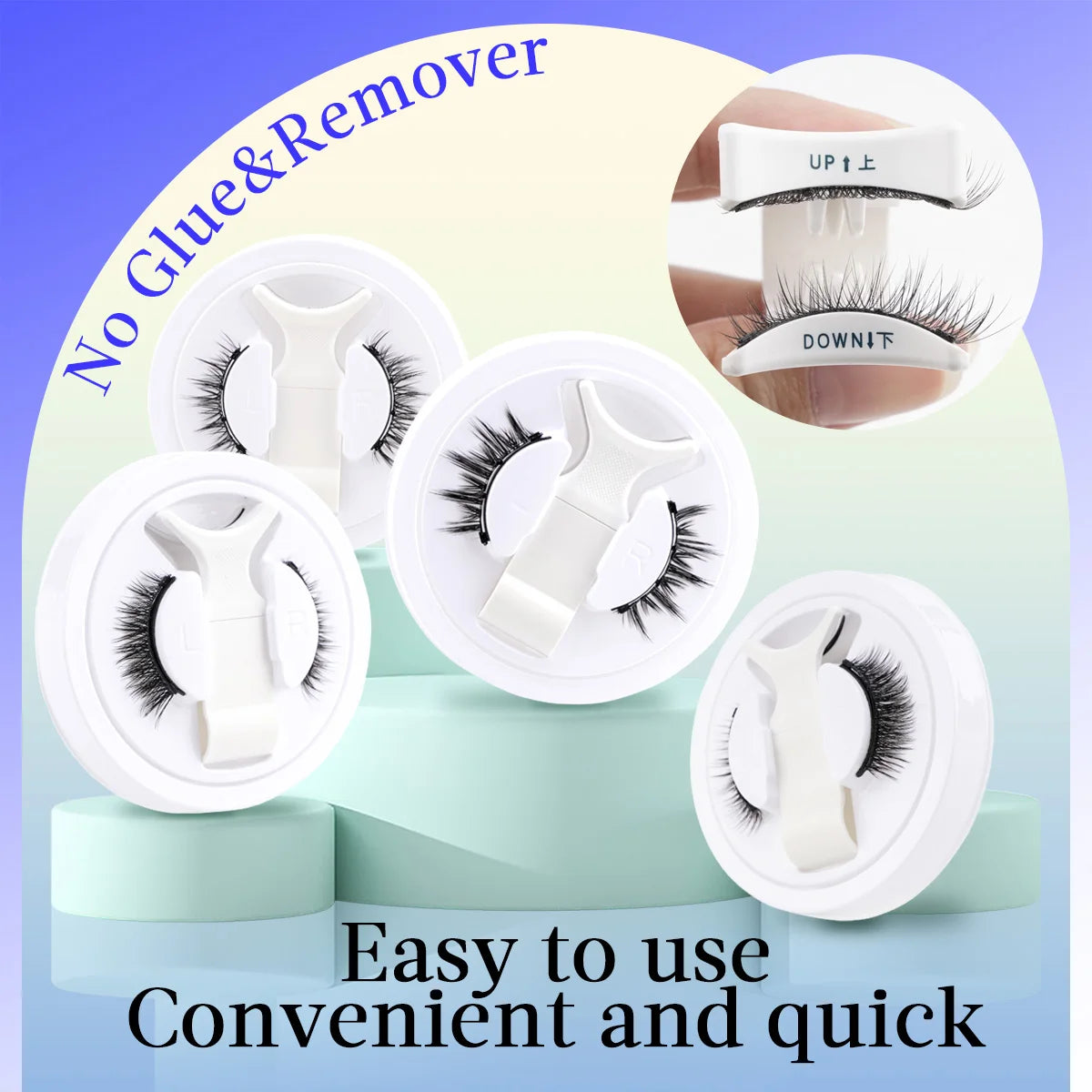 HERnniez Magnetic Eyelashes Natural 3D Mink Eyelashes