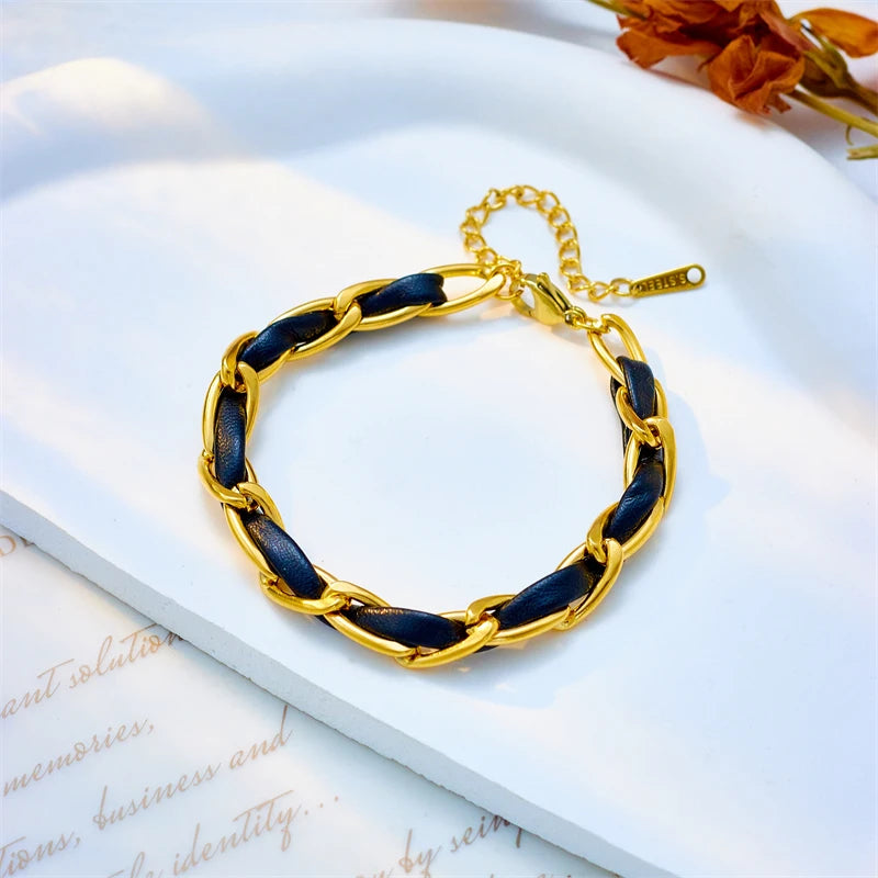 HERnniez Butterfly Heart Multilayer Chain Bracelet Jewelry