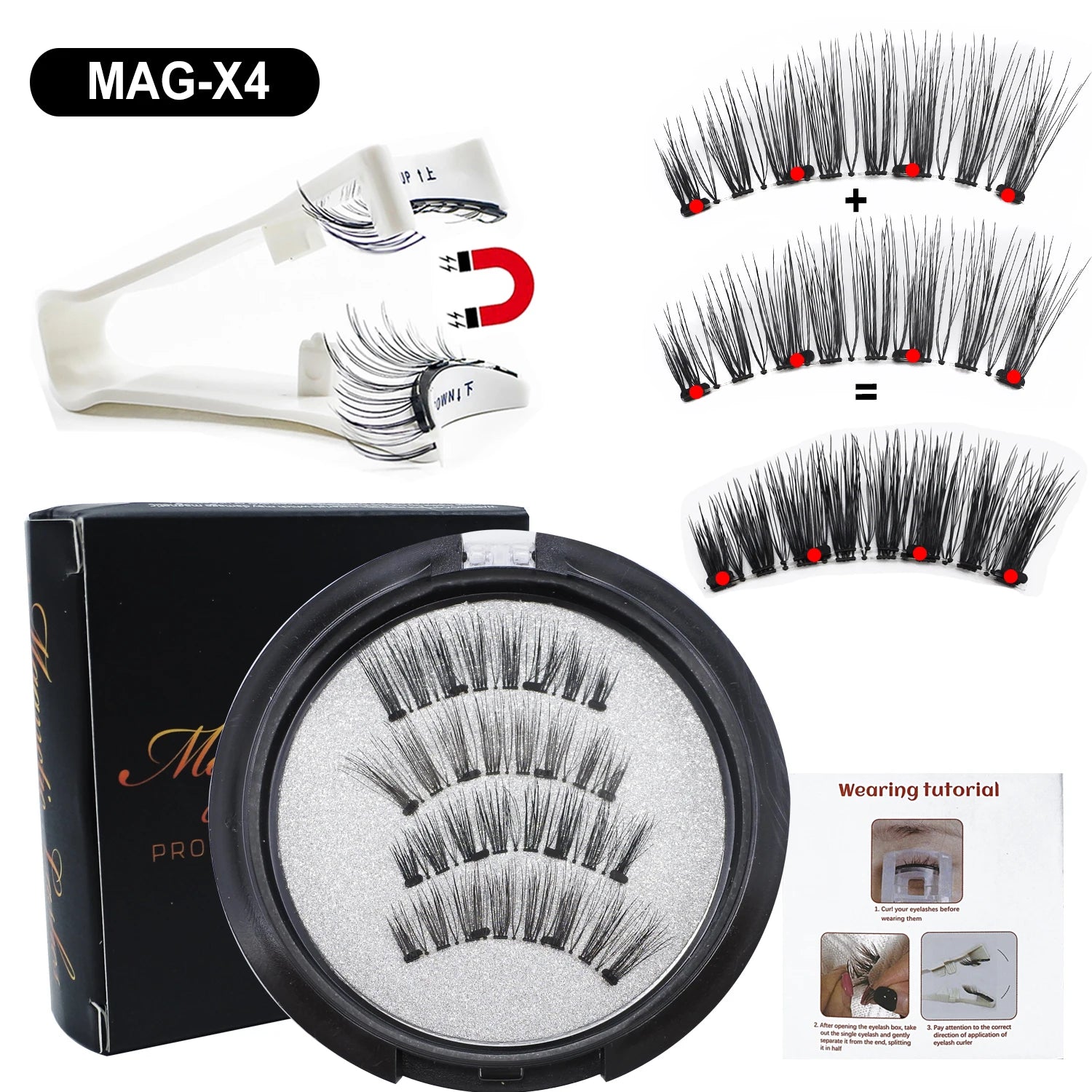 HERnniez Magnetic Eyelashes With Applicator