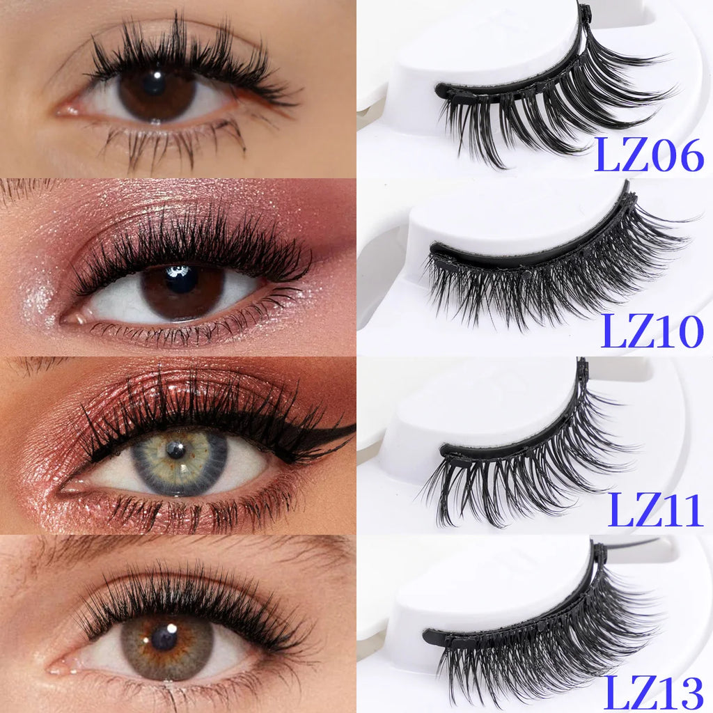 HERnniez Magnetic Eyelashes Reusable Faux Mink Lashes