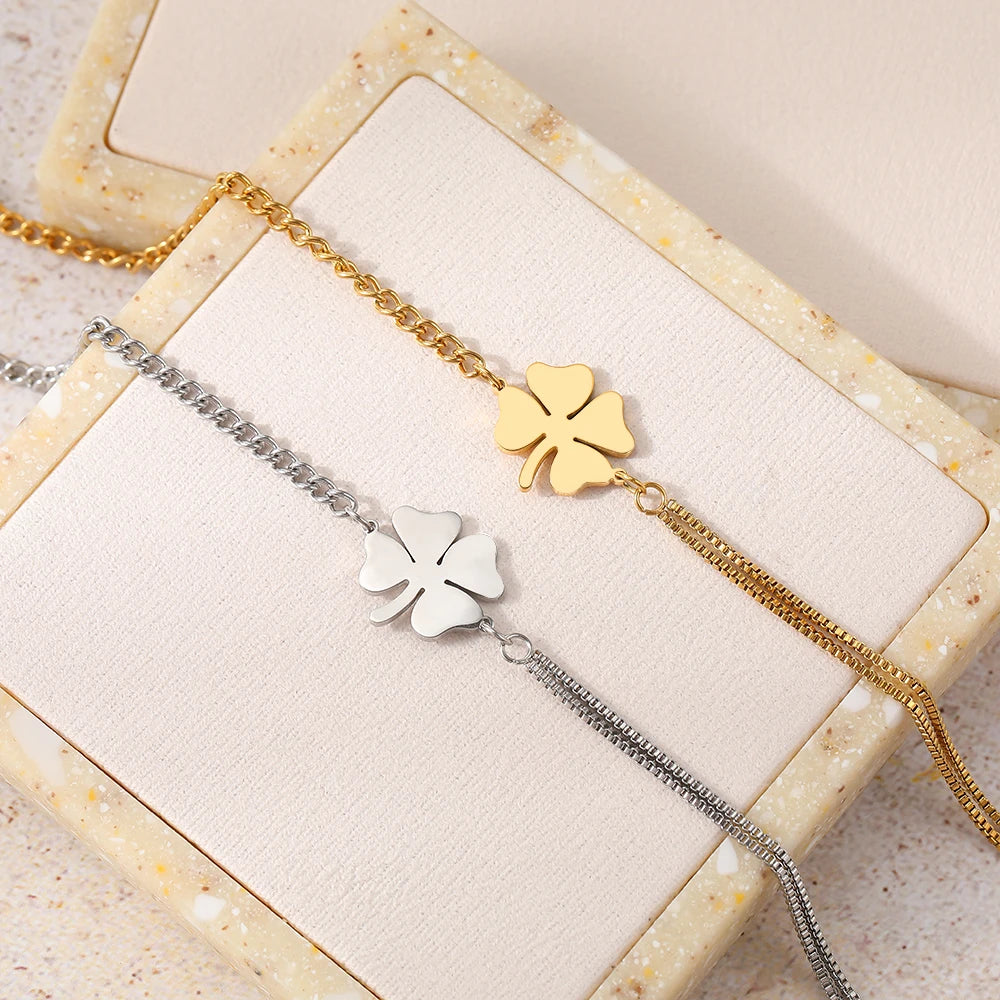 HERnniez Bracelets Classic Clovers Pendant