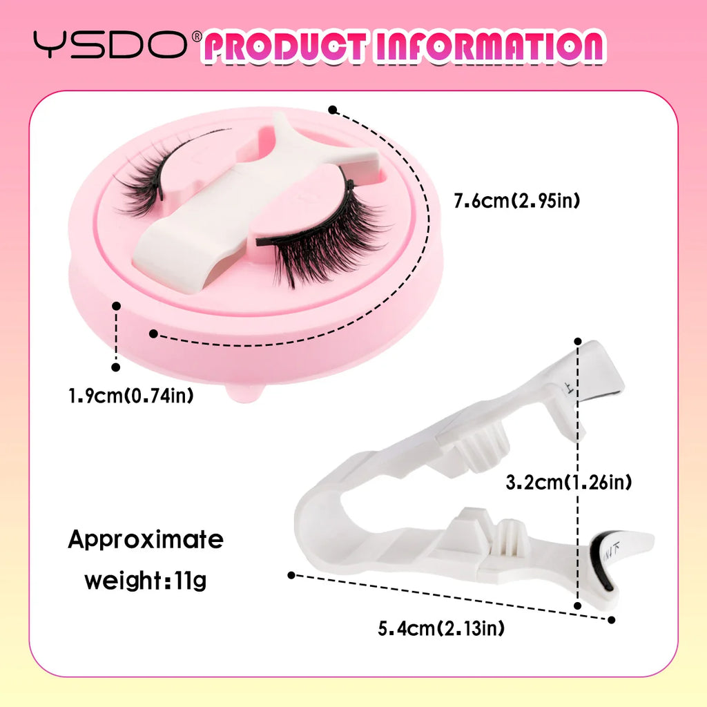 HERnniez Magnetic Eyelashes Natural 3D Mink Eyelashes