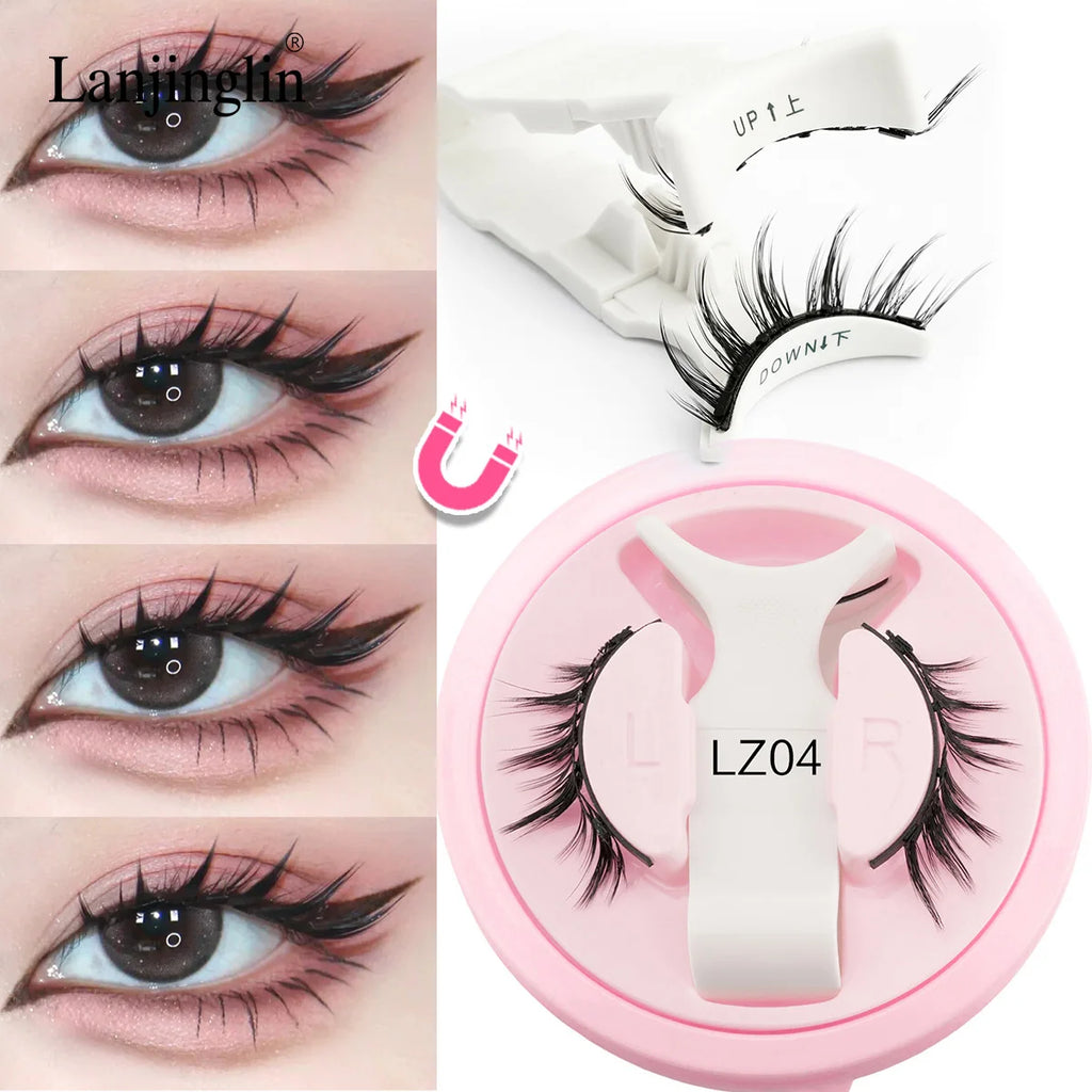 HERnniez Magnetic Eyelashes Reusable Faux Mink Lashes