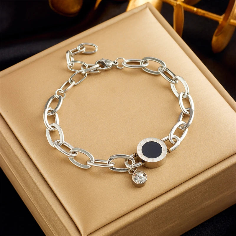 HERnniez Butterfly Heart Multilayer Chain Bracelet Jewelry