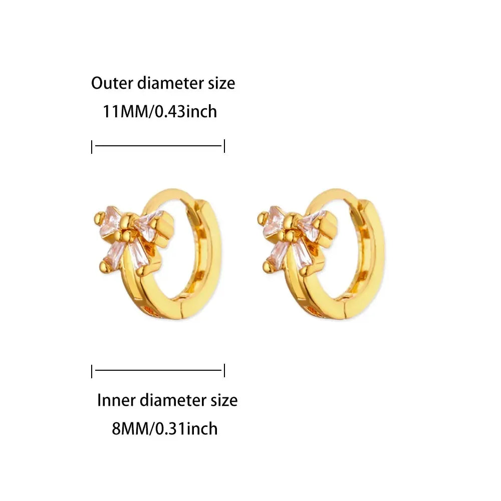 HERnniez Vintage Bowknot Earrings For Women