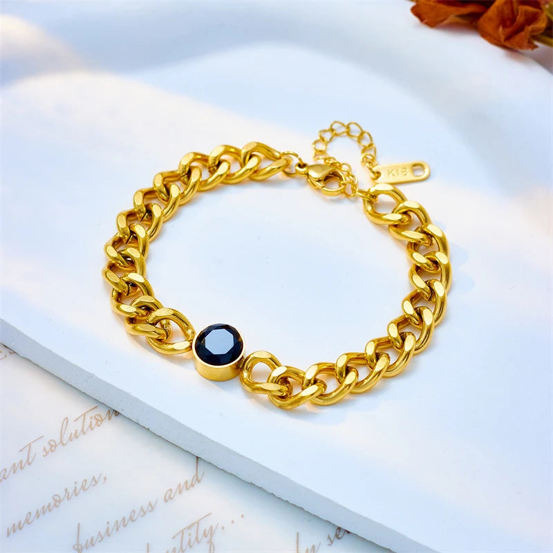 HERnniez Butterfly Heart Multilayer Chain Bracelet Jewelry