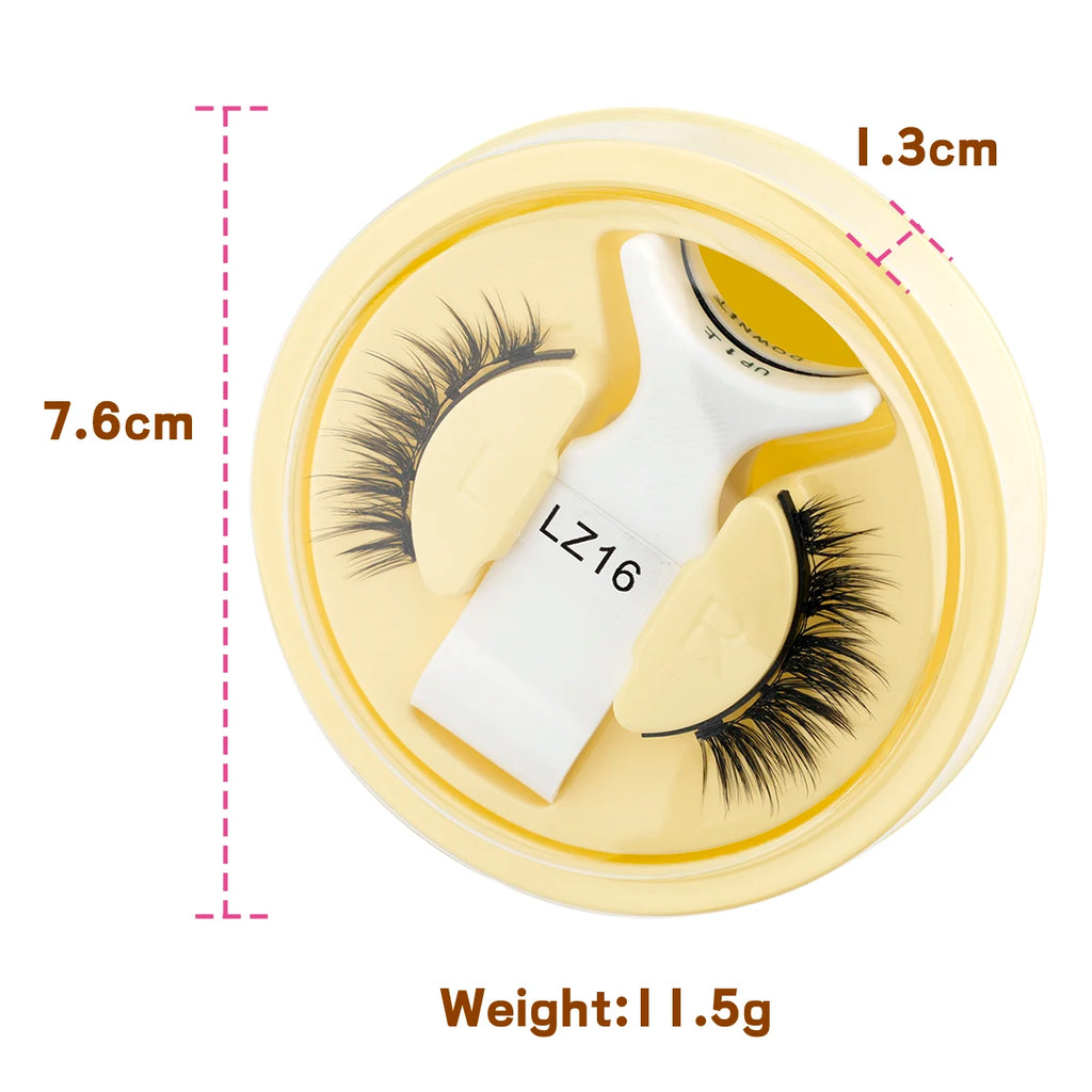 HERnniez Magnetic Eyelashes Natural 3D Mink Eyelashes