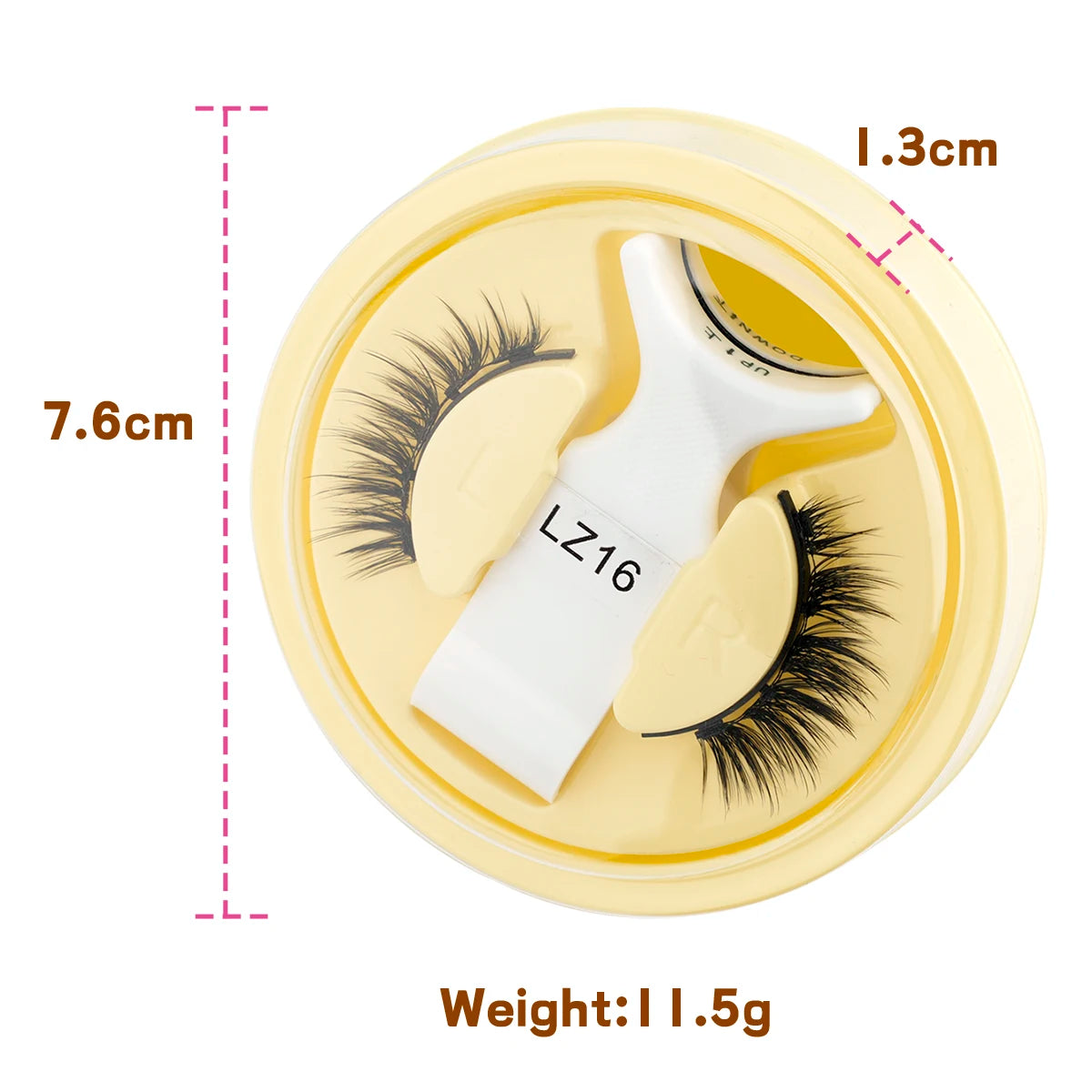 HERnniez Magnetic Eyelashes Natural 3D Mink Eyelashes