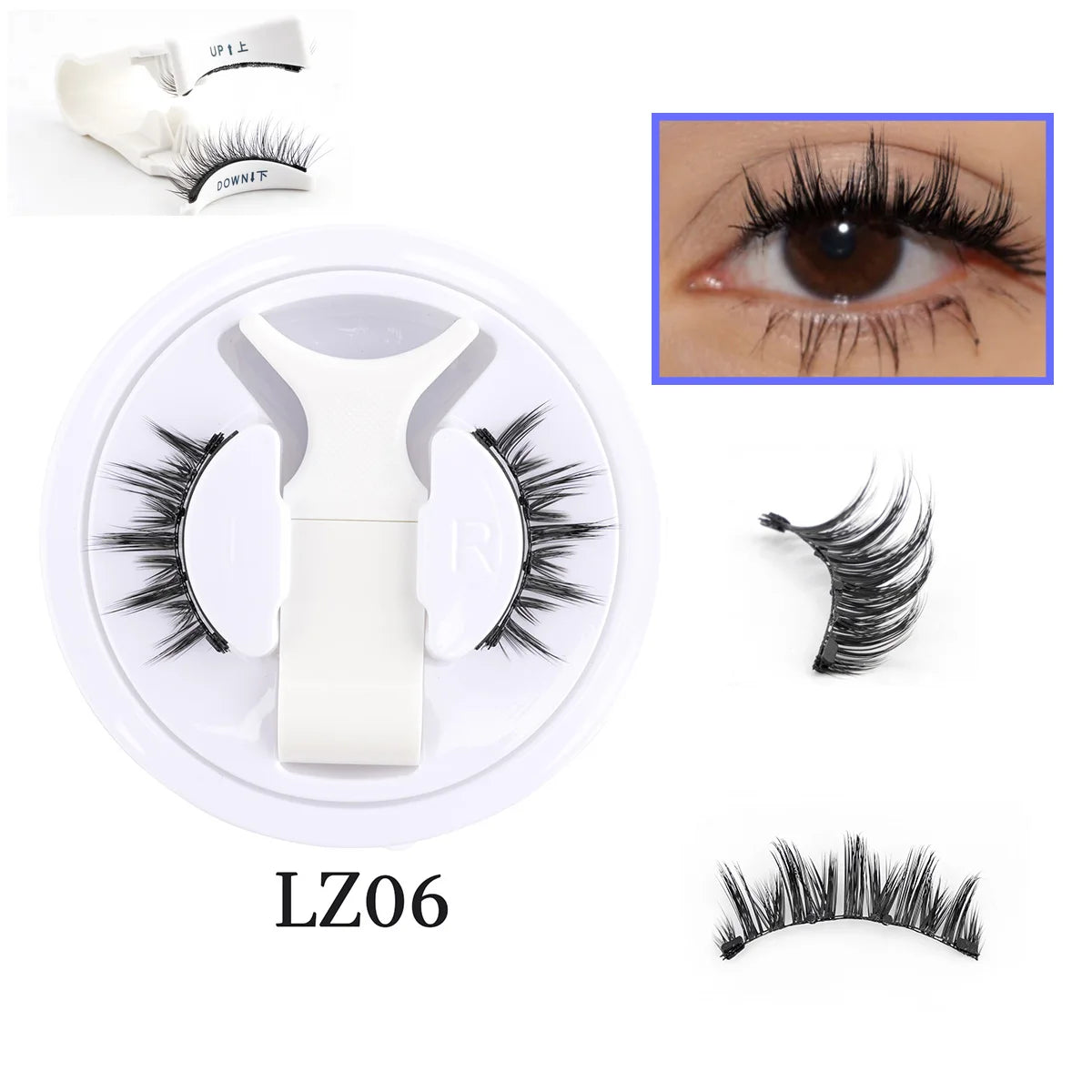 HERnniez Magnetic Eyelashes Natural 3D Mink Eyelashes