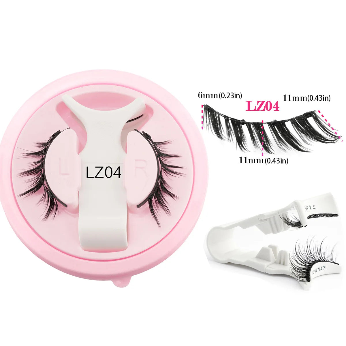 HERnniez Magnetic Eyelashes Reusable Faux Mink Lashes