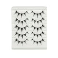 HERnniez Anime-Inspired False Eyelashes, 5 Pairs Cartoon Eye Faux Lashes