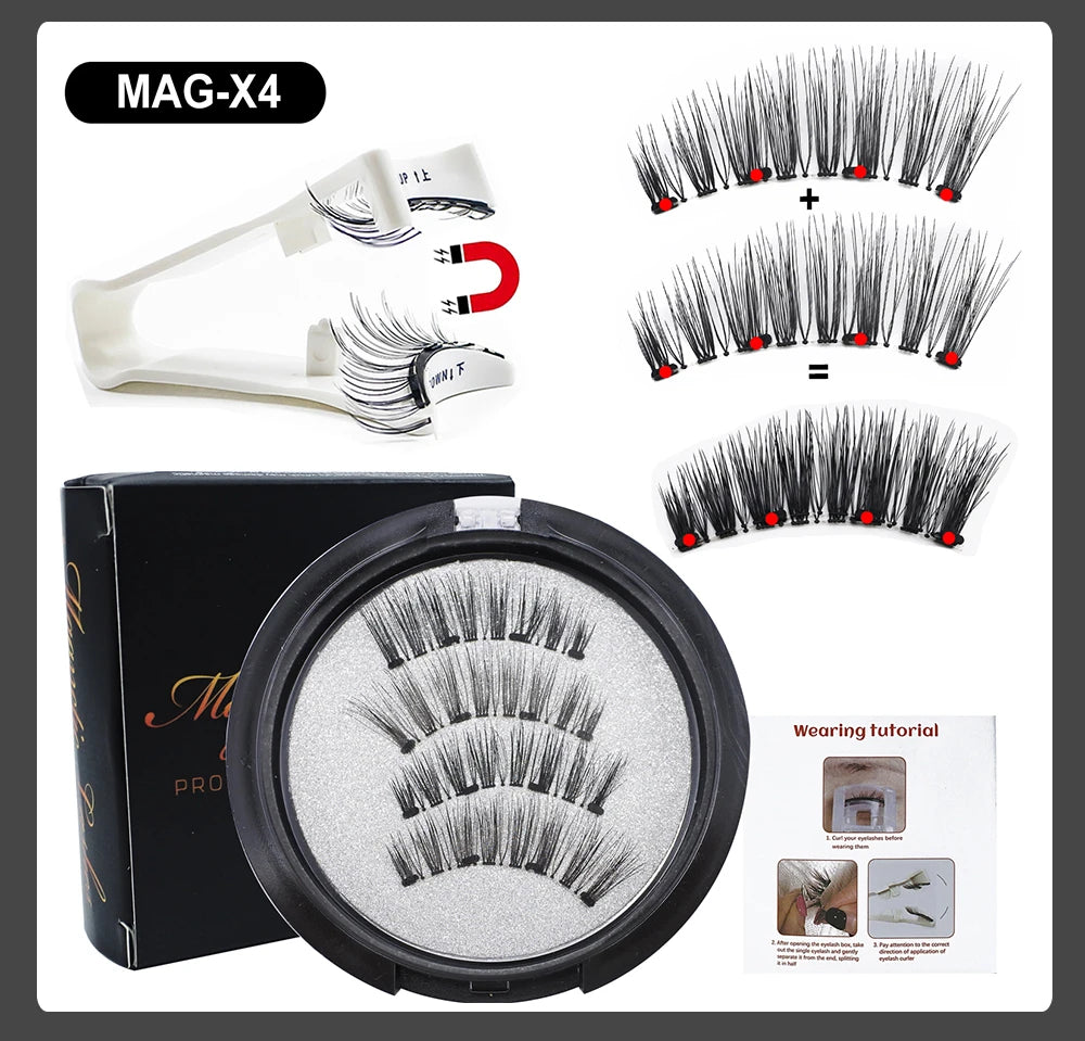 HERnniez Magnetic Eyelashes With Applicator