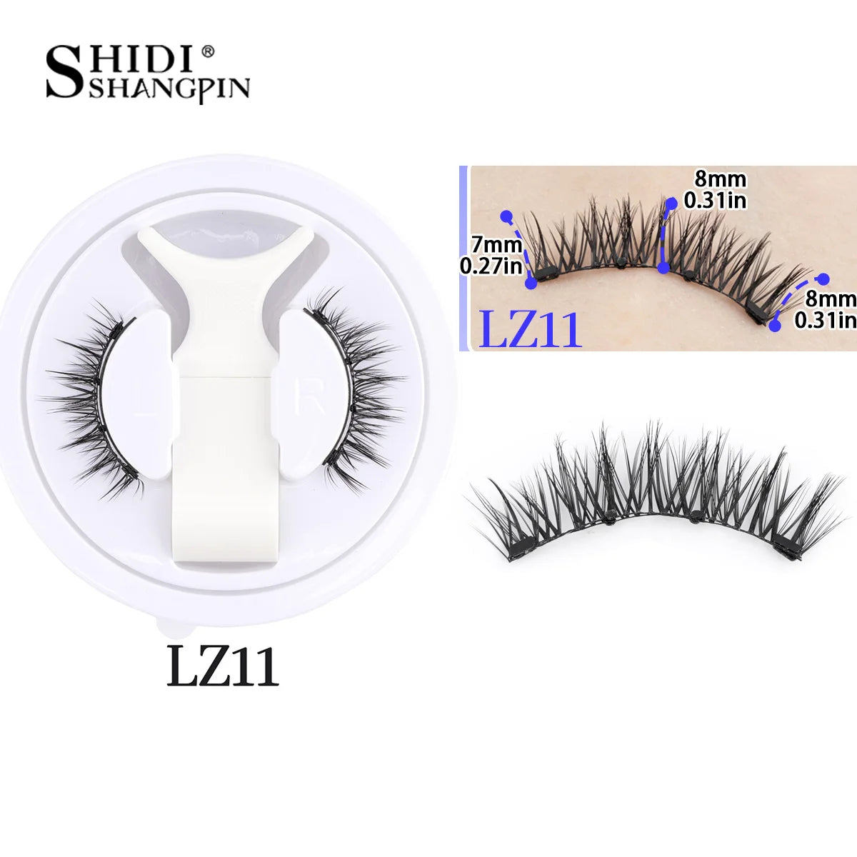 HERnniez Magnetic Eyelashes Reusable Faux Mink Lashes