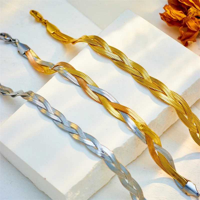 HERnniez Butterfly Heart Multilayer Chain Bracelet Jewelry