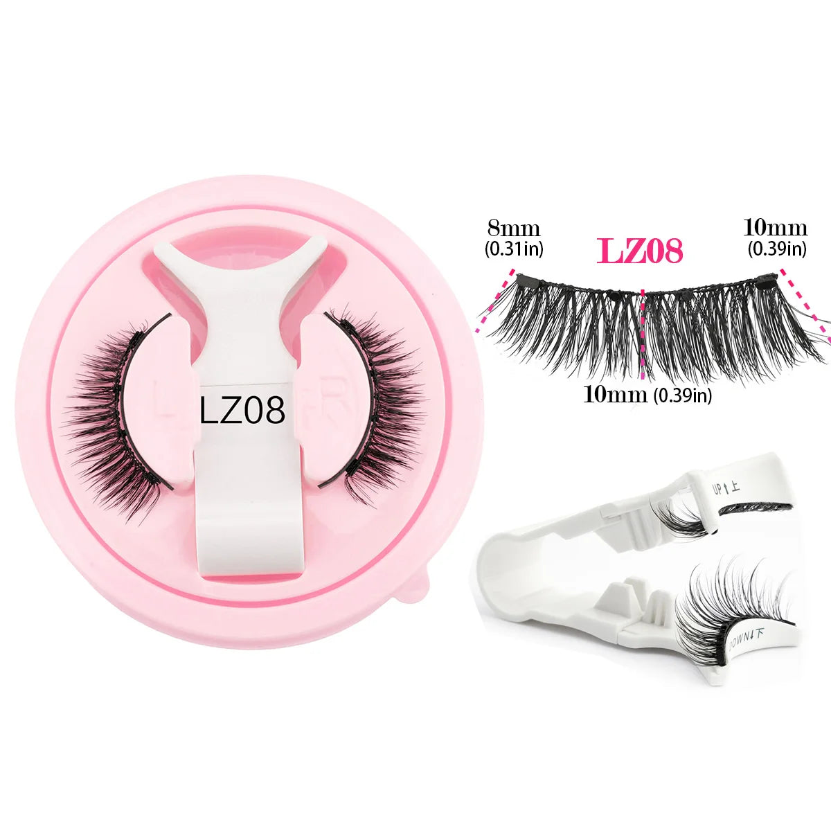 HERnniez Magnetic Eyelashes Reusable Faux Mink Lashes